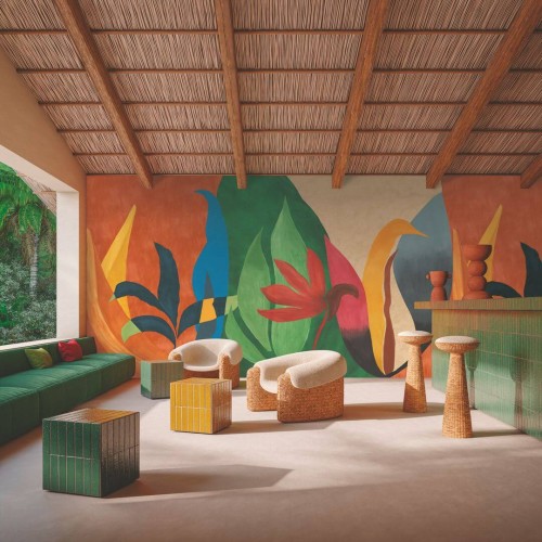 Mural botaniczny Casamance 76343670 Nahua Casa Azul