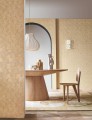 Tapeta stylizowane liście Casamance 75322446 Lombok Nature Precieuse – Textures