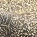 Tapeta metaliczna w stylizowane liście Casamance 76522752 Songket Nature Precieuse – Textures