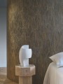 Tapeta metaliczna w liście eukaliptusa Casamance 76533466 Cinerea Nature Precieuse – Textures