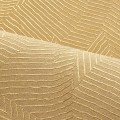 Tapeta metaliczna geometryczna / liście Casamance 76543568 Lore Nature Precieuse – Textures złota