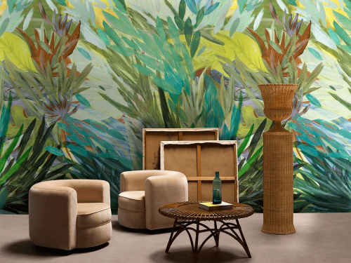 Mural artystyczna roślinność Pierre Frey FP517001 Aloe Galerie