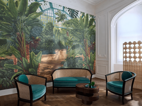 Mural tropikalna roślinność Pierre Frey FP521001 La Serre Galerie