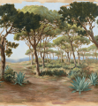 Mural śródziemnomorski krajobraz Pierre Frey FP522001 L'esterel Galerie