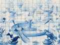 Mural jak portugalskie płytki azulejo Pierre Frey FP523001 Lisboa Galerie