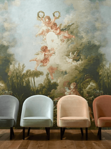 Mural vintage Pierre Frey FP525001 La Cible D'amour Galerie