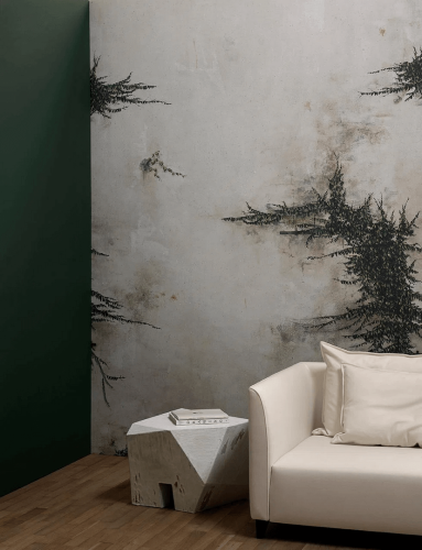 Mural betonowa ściana i rośliny Pierre Frey FP526001 Tarrano Galerie