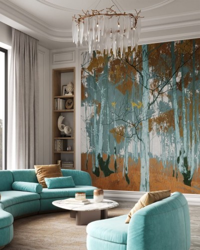 Fototapeta artystyczny las Wonderwall Lorien 35062304