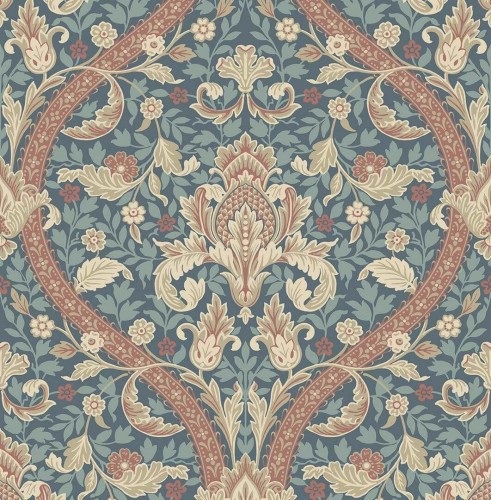 Tapeta roślinny ornament KT Exclusive KT30301 Kelmscott British Heritage III