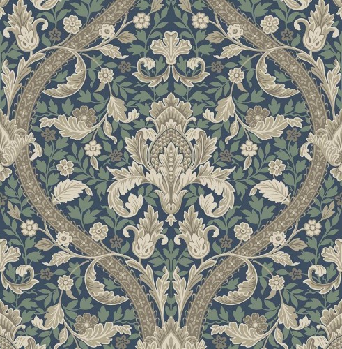 Tapeta roślinny ornament KT Exclusive KT30302 Kelmscott British Heritage III