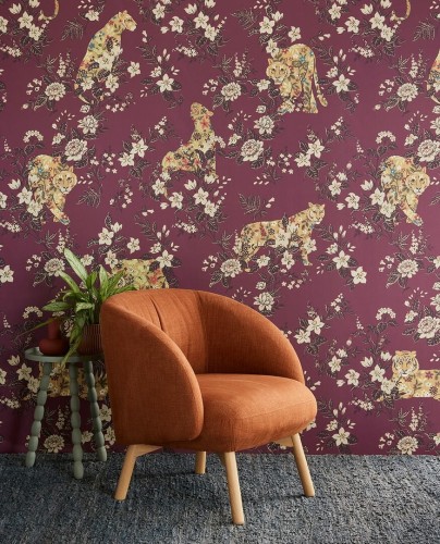 Mural dzikie zwierzęta i kwiaty Eijffinger 333551 Festival