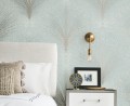 Tapeta bukiety trawy York Wallcoverings OI0685 Papyrus Plume New Origins