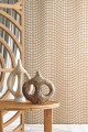 Tapeta haftowane kwadraty na sizalu Casamance 71350215 Onsen Hikari