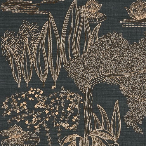 Tapeta japoński ogród wodny Casamance 71360107 Hasu Hikari