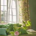 Tkanina bawełniana z botanicznym wzorem Designers Guild FDG3077/01 Damask Ikebana