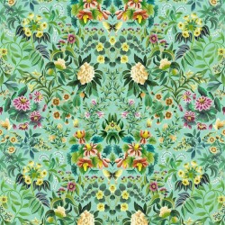 Tkanina bawełniana z botanicznym wzorem Designers Guild FDG3077/03 Damask Ikebana