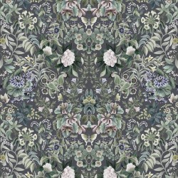 Tkanina welurowa z botanicznym wzorem Designers Guild FDG3078/01 Velvet Ikebana