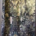 Tkanina welurowa z botanicznym wzorem Designers Guild FDG3078/01 Velvet Ikebana