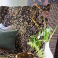 Tkanina welurowa z botanicznym wzorem Designers Guild FDG3078/02 Velvet Ikebana