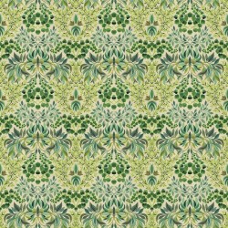 Tkanina bawełniana z roślinnym ornamentem Designers Guild FDG3079/01 Karakusa Ikebana