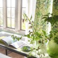 Tkanina bawełniana z roślinnym ornamentem Designers Guild FDG3079/01 Karakusa Ikebana