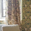 Tkanina bawełniana z roślinnym ornamentem Designers Guild FDG3079/02 Karakusa Ikebana