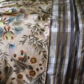 Tkanina bawełniana z roślinnym ornamentem Designers Guild FDG3079/02 Karakusa Ikebana