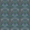 Tkanina welurowa z roślinnym ornamentem Designers Guild FDG3080/01 Karakusa Velvet Ikebana