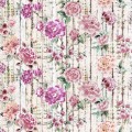 Tkanina bawełniana w kwiaty Designers Guild FDG3081/03 Kyoto Flower Ikebana