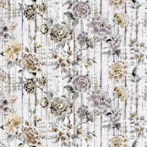 Tkanina bawełniana w kwiaty Designers Guild FDG3081/04 Kyoto Flower Ikebana