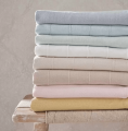 Tkanina lniana Osborne & Little F7581-11 Linen Empyrea - 284 cm szer.