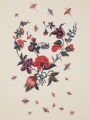 Tapeta kwiaty i owady Pierre Frey BP377001 La Voliere Aux Papillons Collection Anniversaire 1823-2023