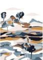 Mural abstrakcyjny krajobraz Casamance 75933670 Le Bassin Panoramas 3