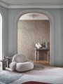 Tapeta tekstylna geometryczna 3D Casamance 71500111 Linsolite Arcane