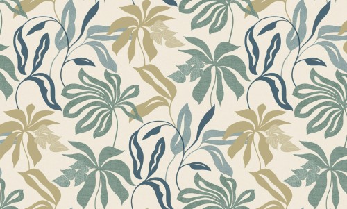 Tapeta liście Grandeco UR3410 Universe 4 - 106 cm szer.