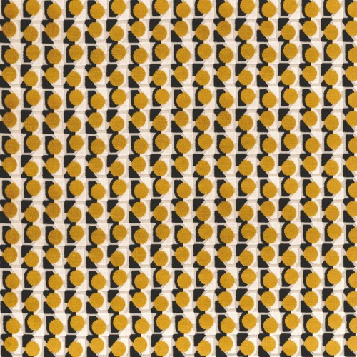 Tkanina obiciowa z geometrycznym wzorem Camengo 35510253 Capsule Boomerang