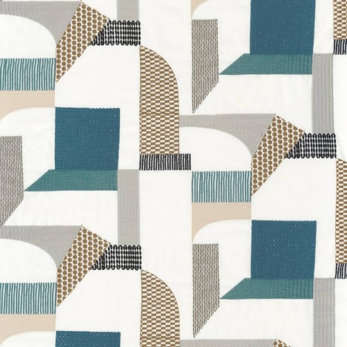 Tkanina bawełniana geometryczna Camengo 35430209 Boomerang Boomerang