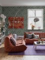 Tapeta z graficznym wzorem Boras Tapeter 2100 Bom Bom Hanna Werning Swedish Designers