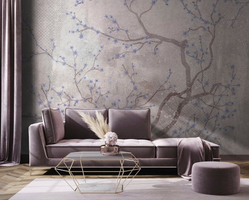 Fototapeta gałęzie drzewa brzoskwiniowego TapLab 561_004 FIORI DI PESCO Collection 24