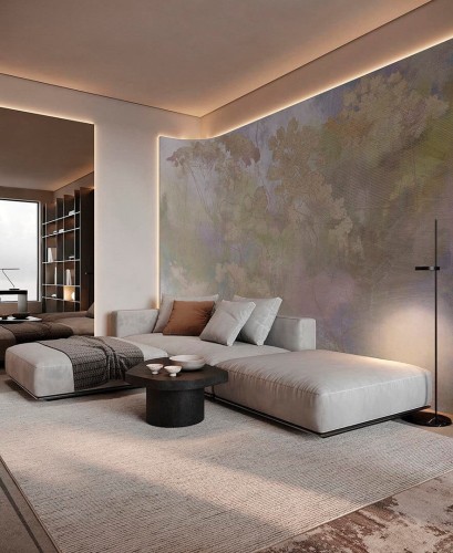 Fototapeta kwiaty kopru TapLab 564_004 REVOIR Collection 24