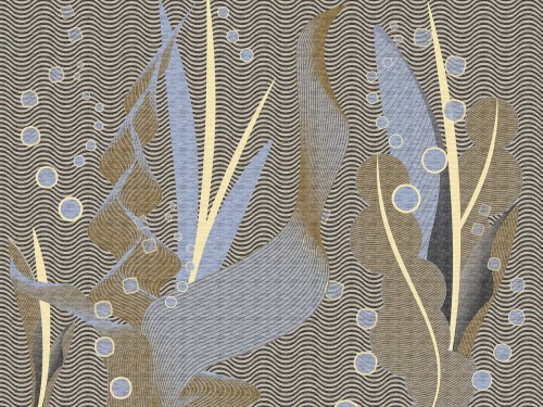 Fototapeta retro podwodna roślinność TapLab 566_006 EXTREME Collection 24