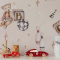 Tapeta zabawki Teddy Bears Beige / Toys From The Attic Dekornik DEKO.TAP.157