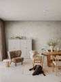 Fototapeta z akwarelowym wzorem Rebel Walls R18740 Faded Dreams White Natural Aesthetics