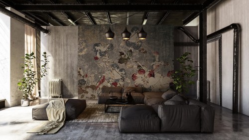 Fototapeta kwiaty Muance MU15025 Enchanted Lush