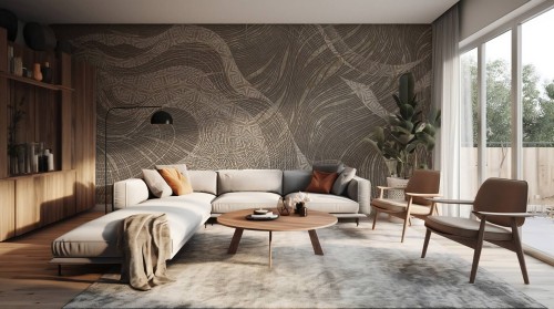 Fototapeta z falującym wzorem Muance MU15052 Mystic Mingle Lush