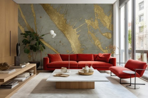 Fototapeta abstrakcyjna Muance MU15076 Splash Effect Lush