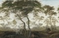 Fototapeta krajobraz lasu Rebel Walls R18802 The Green Forest Morning Scenic Landscapes