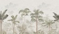 Fototapeta tropikalne drzewa Rebel Walls R18803 Jungle Horizon Vintage Scenic Landscapes