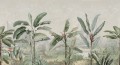 Fototapeta tropikalne drzewa Rebel Walls R18822 Tropical Palms Vintage Scenic Landscapes