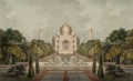 Fototapeta krajobraz Taj Mahal Rebel Walls R18830 Palace Garden Green Scenic Landscapes